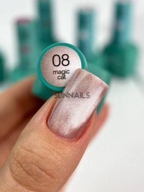 Siller Magic Cat Gel Polish, 08, 8 мл &mdash; гель-лак для нігтів з ефектом котяче око