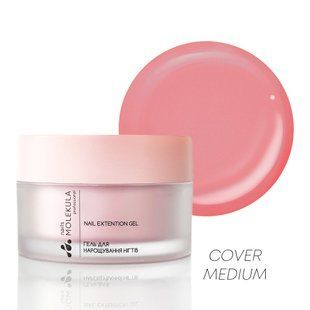 Nails Molekula Gel, 09, Cover Medium, 30 мл &mdash; гель для нарощення нігтів, бежево-червоний