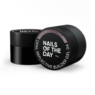 NAILSOFTHEDAY Opal Reflective builder gel, 06, 15 мл &mdash; будівельний гель для нарощення нігтів