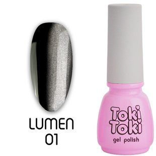 Toki-Toki Lumen gel polish, LU01, 5 мл &mdash; гель-лак для нігтів з ефектом котяче око