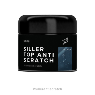 Siller Top ANTI-SCRATCH No Wipe, 50 мл — топ для гель-лаку анти-подряпина без липкого шару