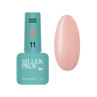 Siller Base&Grace 11, 8 мл &mdash; база для гель-лаку камуфлююча