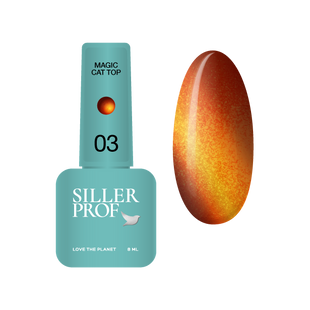 Siller Magic Cat Top, 03, 8 мл &mdash; топ для гель-лаку