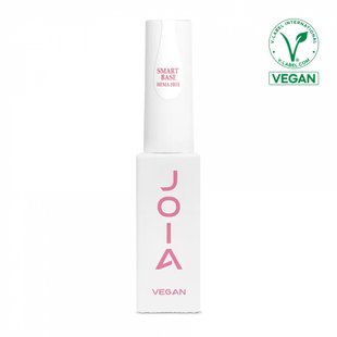 JOIA vegan Smart Base, Hema free, 8 мл — каучукова прозора база без мономеру hema