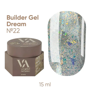 NEW Valeri Dream Builder Gel, 22, 15 мл &mdash; гель для нарощення нігтів