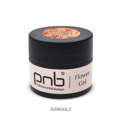 PNB Flower Gel, Daffodil Glow, 5 мл — гель із сухоцвітами, сяйво нарциса