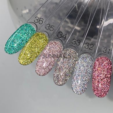SAGA Professional Fiery gel polish, 32, 9 мл &mdash; світловідбивний гель-лак