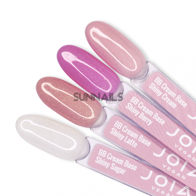 JOIA vegan BB Cream Base, Shiny sugar, 8 мл &mdash; база для гель-лаку камуфлююча