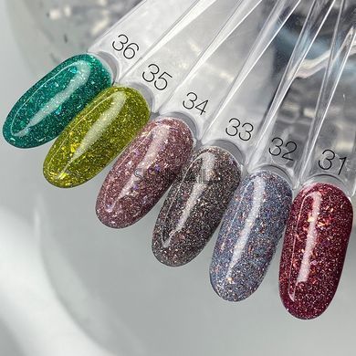 SAGA Professional Fiery gel polish, 32, 9 мл &mdash; світловідбивний гель-лак