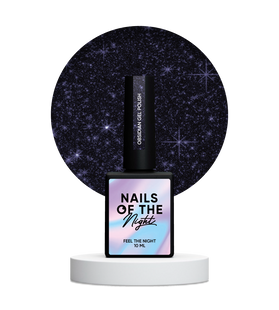 NAILSOFTHENIGHT gel polish, Obsidian, 10 мл &mdash; гель-лак для нігтів світловідбивний
