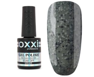 OXXI gel polish, Granite, 07, 10 мл — гель-лак для нігтів з чорними крапками