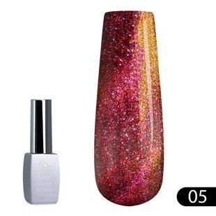 Global Fashion Fairy Cat Eyes gel polish, 05, 8 мл &mdash; світловідбивний гель-лак для нігтів з ефектом котяче око