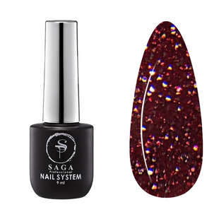 SAGA Professional New York Disco gel polish, 10, 9 мл &mdash; світловідбивний гель-лак для нігтів