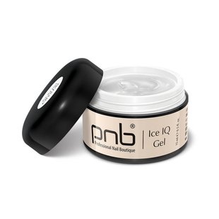 PNB Ice IQ Gel, Crystal, 15 мл — низькотемпературний гель для нарощення нігтів