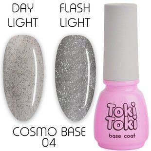 Toki-Toki Cosmo Base, CB04, 5 мл &mdash; світловідбиваюча база для гель-лаку