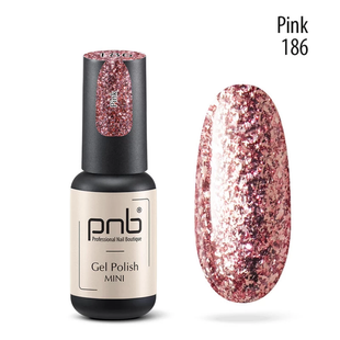 PNB mini gel polish, 186, 4 мл &mdash; гель-лак для нігтів