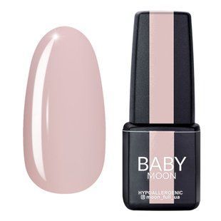 Baby Moon Gel polish Sensual Nude, 02, 6 мл &mdash; гель-лак для нігтів, прозоро-персиковий