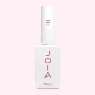 JOIA vegan Tape base gel, 15 мл &mdash; однофазне покриття для нігтів, гель-база з прозорою текстурою