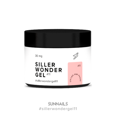 Siller Wonder Gel, 11, 30 мл — гель для нарощення нігтів