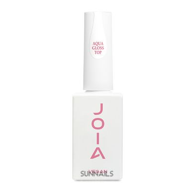 JOIA vegan Top Aqua Gloss, 15 мл — топ глянцевий без липкого шару