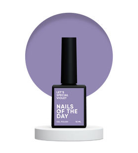 NAILSOFTHEDAY Let's special gel polish, Violet, 10 мл &mdash; особливий гель-лак для нігтів, що перекриває в один шар