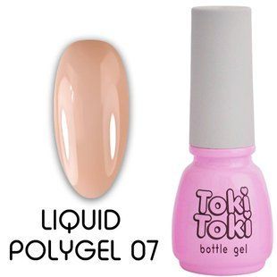Toki-Toki Liquid Polygel, 07, 5 мл &mdash; рідкий полігель для нарощення та укріплення нігтів