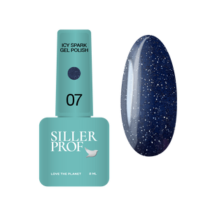 Siller gel polish, Icy spark, 07, 8 мл &mdash; світловідбивний гель-лак для нігтів