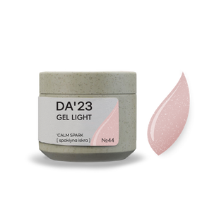 DA&rsquo;23 Gel Light №44 ʼCalm spark [spokiyna iskra], 15 мл &mdash; гель для укріплення нігтів