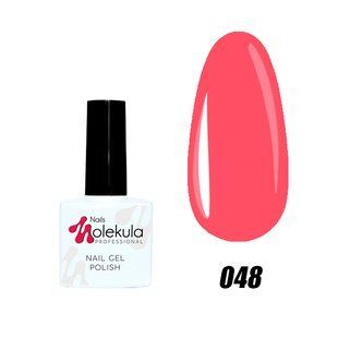 Nails Molekula Gel polish 048, 11 мл &mdash; гель-лак для нігтів, кораловий неон