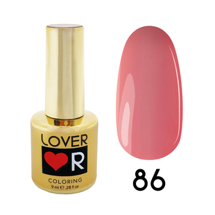 LOVER gel polish 86, 9 мл &mdash; гель-лак для нігтів