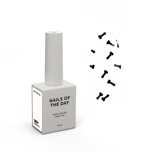 NAILSOFTHEDAY Fun! Top 03, 10 мл &mdash; топ для гель-лаку з чорним арт-декором