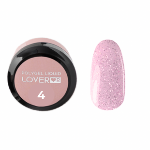 LOVER Polygel Galaxy Shine, 04, 15 мл &mdash; полігель для нарощення нігтів