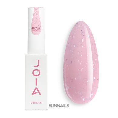 JOIA vegan BB Cream Base, Honeymoon, peach pink, 8 мл — база для гель-лаку камуфлююча