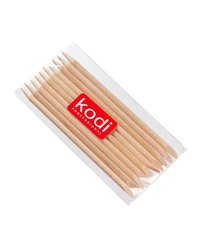 Kodi Professional дерев'яні апельсинові палички для манікюру, 10 см, 10 шт