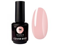 SAGA Professional Cover Base Elastic, 002, 15 мл — база для гель-лаку камуфлююча