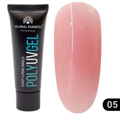 Global Fashion UV Polygel, 05, 30 мл — полігель для нарощення нігтів