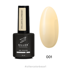 Siller Color Base, 01, 15 мл — кольорова база для гель-лаку