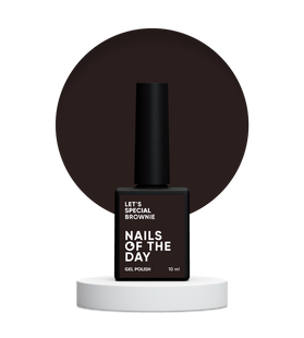 NAILSOFTHEDAY gel polish, Brownie, 039, 10 мл &mdash; особливий гель-лак для нігтів, що перекриває в один шар