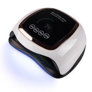 Лампа для манікюру Sun BQ-V3, LED+UV, 168W, WHITE, LED-display (аналог)