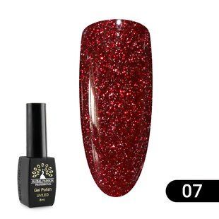 Global Fashion Disco Shine Spectrum gel polish, 07, 8 мл &mdash; гель-лак для нігтів світловідбивний