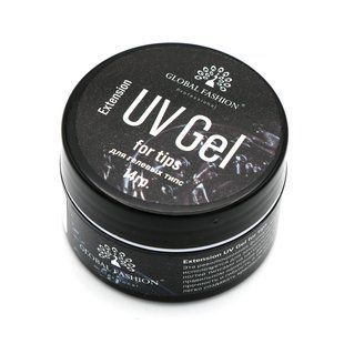 Global Fashion Extension UV Gel, прозорий, 14 гр &mdash; гель кріплення для гелевих тіпс