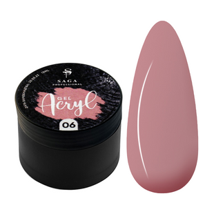 SAGA Professional Acryl gel, 06, 13 мл &mdash; акригель в баночці