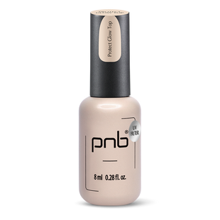 PNB Protect Glow Top, 8 мл — глянцевий топ для гель-лаку