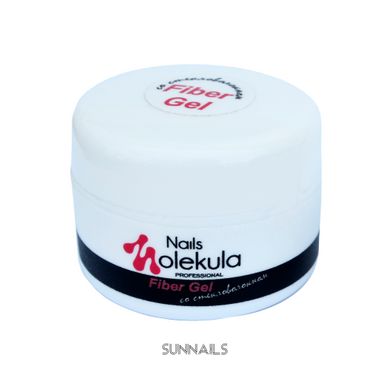 Nails Molekula Fiber gel, 5 мл — гель-база зі скловолокном для нігтів