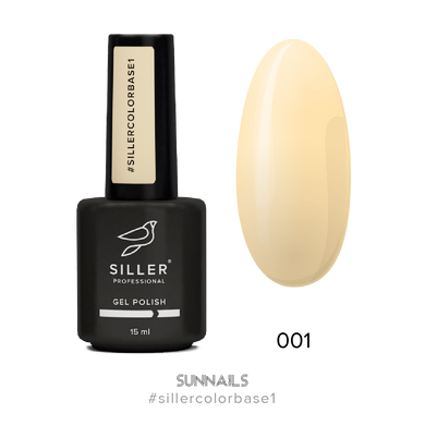 Siller Color Base, 01, 15 мл — кольорова база для гель-лаку