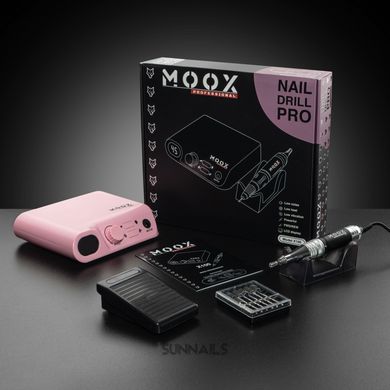 Фрезер для манікюру та педикюру MOOX X100, 45 000 об/хв, 70 W, Рожевий