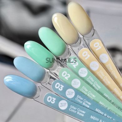 Siller Color Base, 01, 15 мл &mdash; кольорова база для гель-лаку