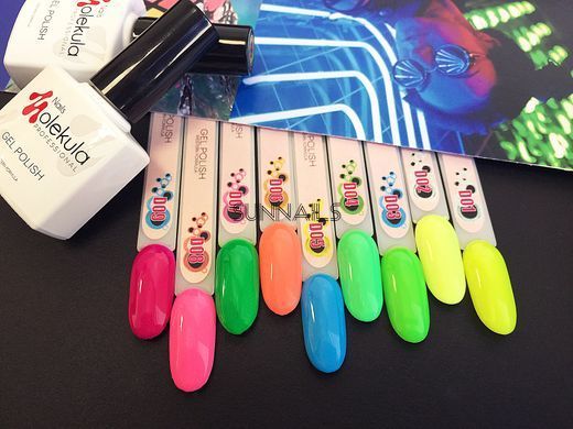 Nails Molekula Gel polish Disco collection, D05, Avalon Hollywood, 6 мл &mdash; люмінісцентний гель-лак для нігтів, який світиться в темряві