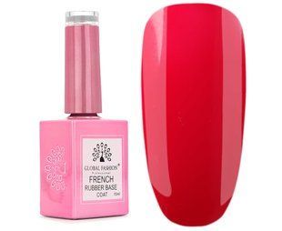 Global Fashion French Rubber Base Neon, 12, 15 мл &mdash; каучукова кольорова неонова база