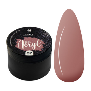 SAGA Professional Acryl gel, 07, 13 мл &mdash; акригель в баночці